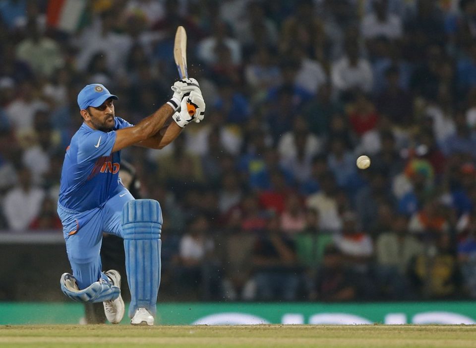 MS Dhoni resisted New Zealand with a run-a-ball 30....