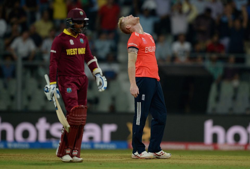 England started their tournament by scoring 182 for 6 <a href="http://www.espncricinfo.com/icc-world-twenty20-2016/engine/match/951331.html" target="_blank">against West Indies</a> in Mumbai. But with Chris Gayle in prime hitting form, the night turned into a nightmare that ended in a six-wicket defeat. Ben Stokes bore the brunt of the onslaught, conceding 42 in three overs.
