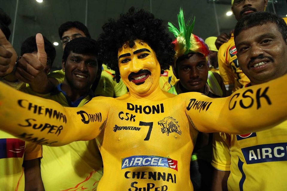 CSK supporter extraordinaire Saravanan: lives in a yellow submarine