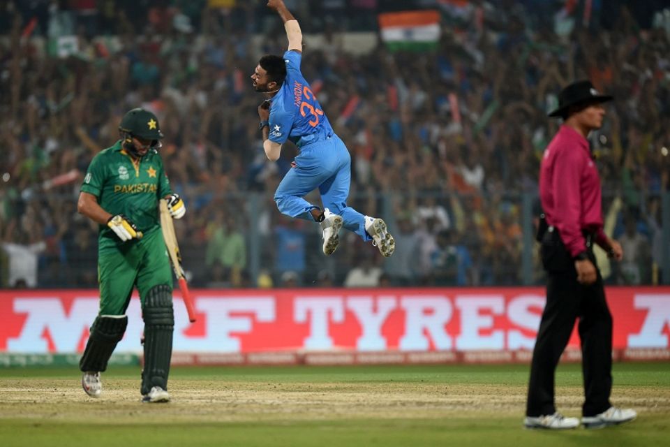 He then removed Shahid Afridi - who came in at No.3 - to help reduce Pakistan to 60 for 3 in the 12th over