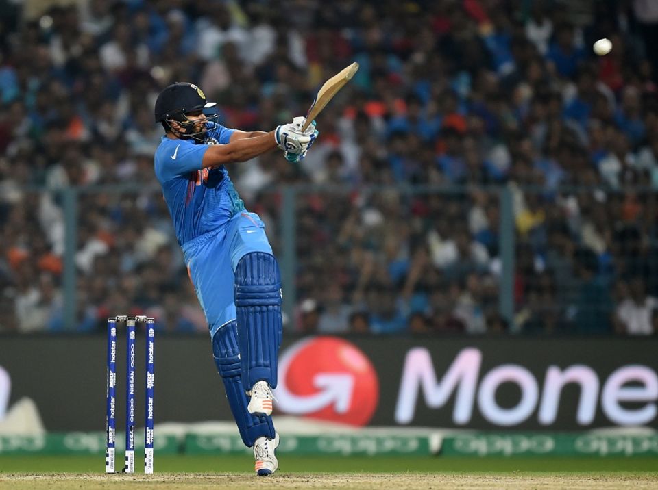 Rohit Sharma looked good at the start of the chase before he was caught at cover off Mohammad Amir's bowling
