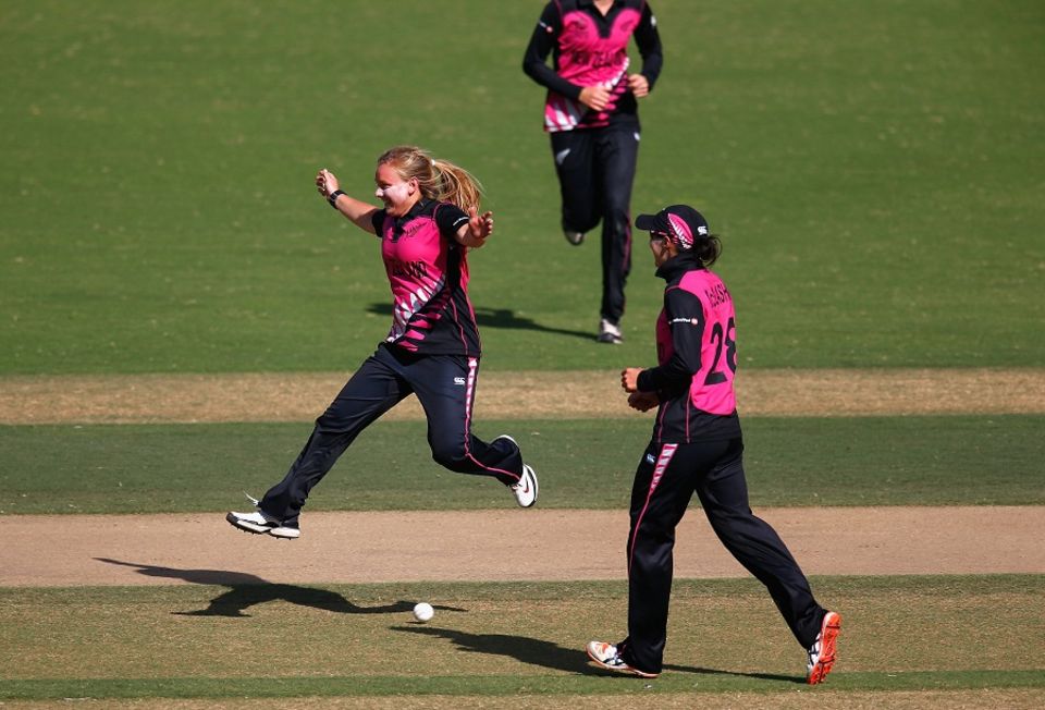 Leigh Kasperek's loopy offspin helped New Zealand dominate the group stages