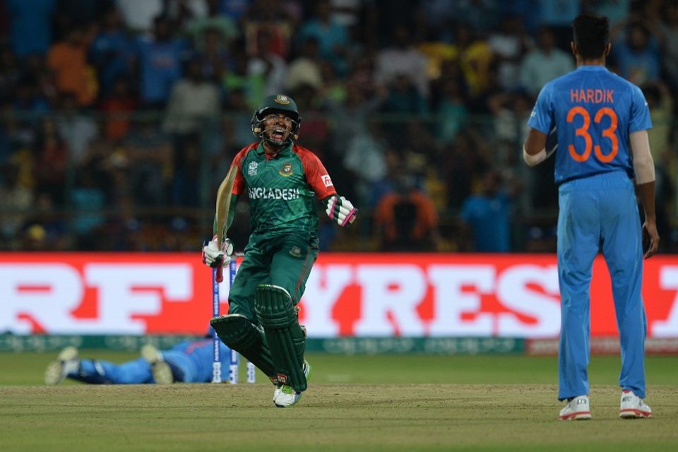 Bangladesh vs India at the 2016 T20 World Cup: When Mushfiqur Rahim celebrated a tad too early