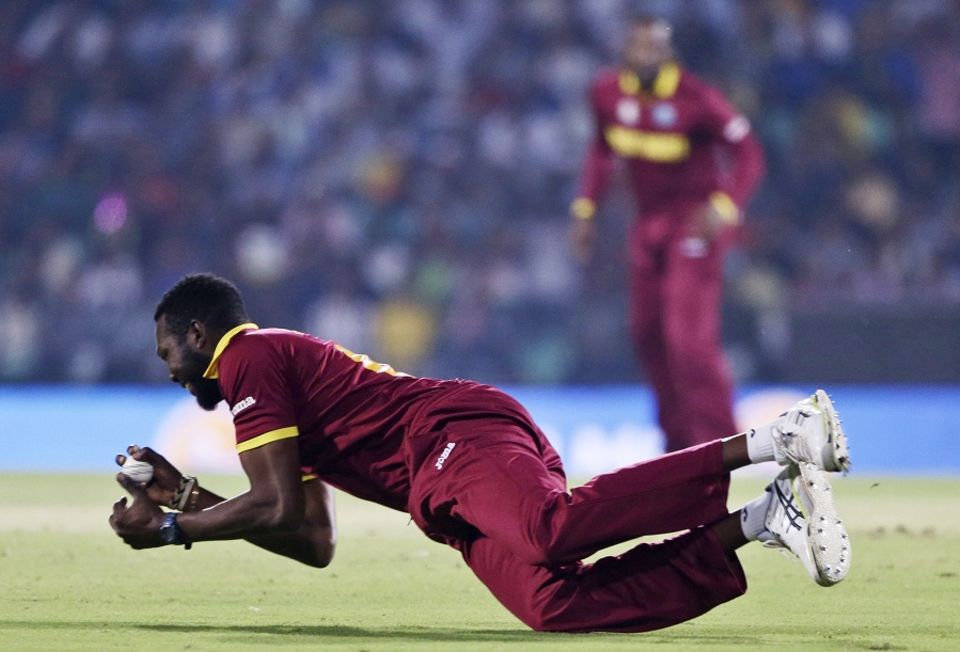 Sulieman Benn took a sharp diving catch to get rid of Faf du Plessis, and South Africa were soon reduced to 20 for 3 in the third over