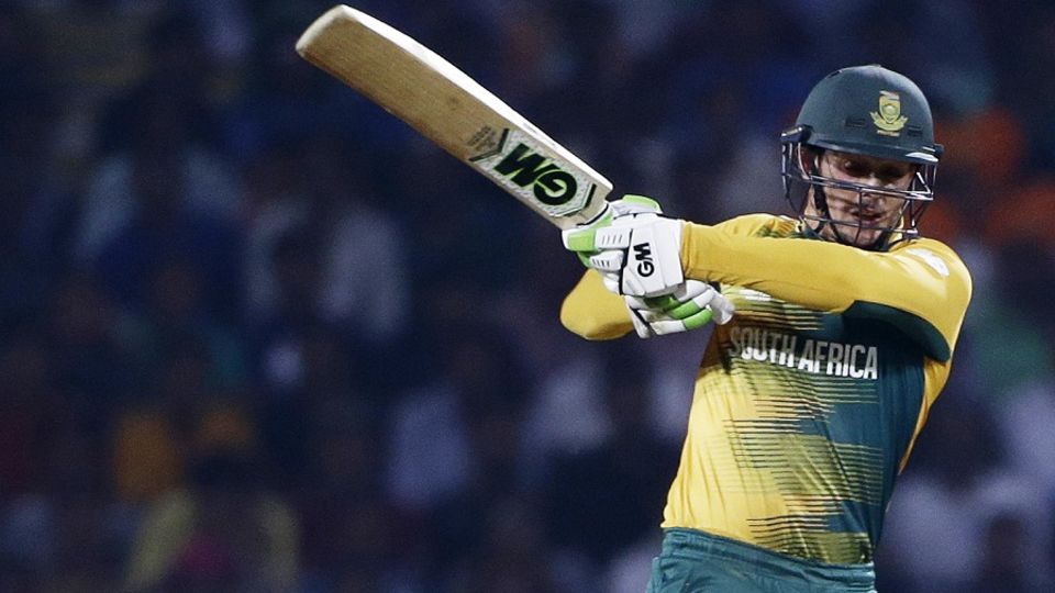 De Kock, though, kept his calm to make a steady 47