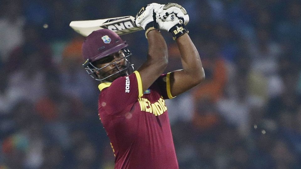 Andre Fletcher was run out in the sixth over but Johnson Charles kept West Indies ticking before falling for 32