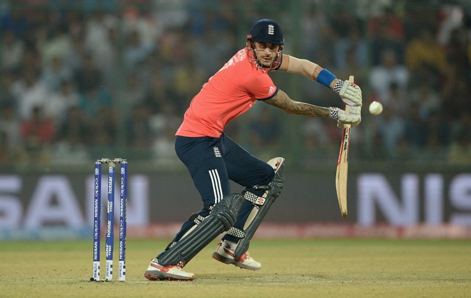 Alex Hales played the support role as the pair added 82 in 8.2 overs to set England up