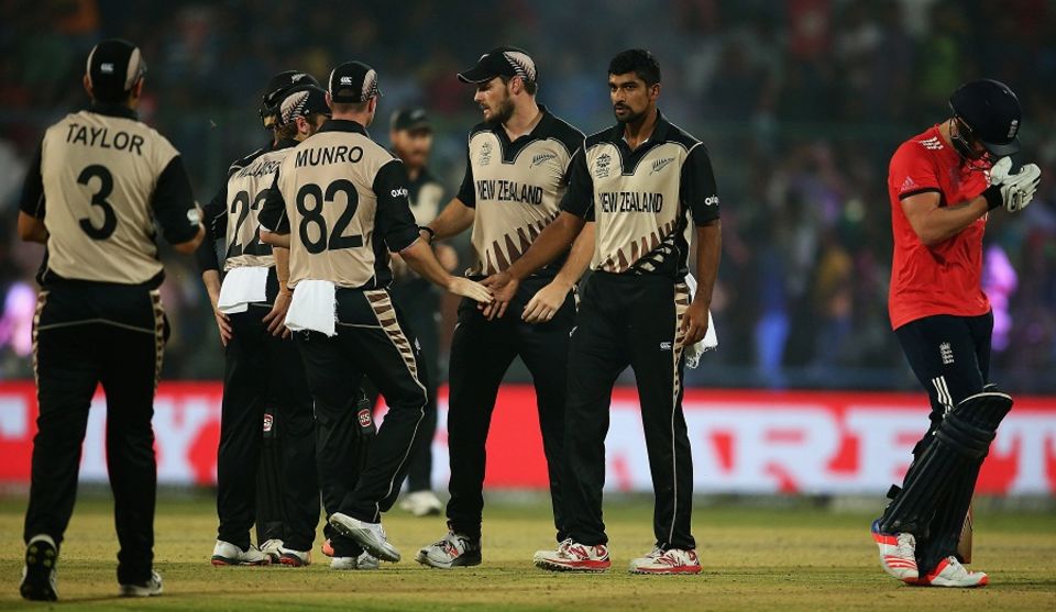 Ish Sodhi led a brief New Zealand fightback when he got the wicket of Roy and Eoin Morgan in the 13th over