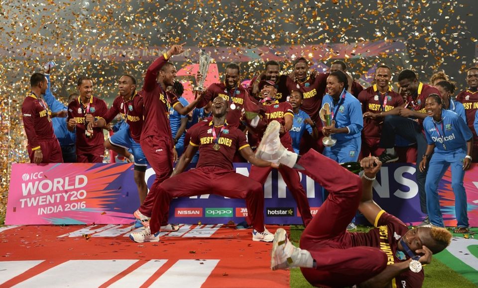 Eden Gardens delighted in West Indies' celebrations