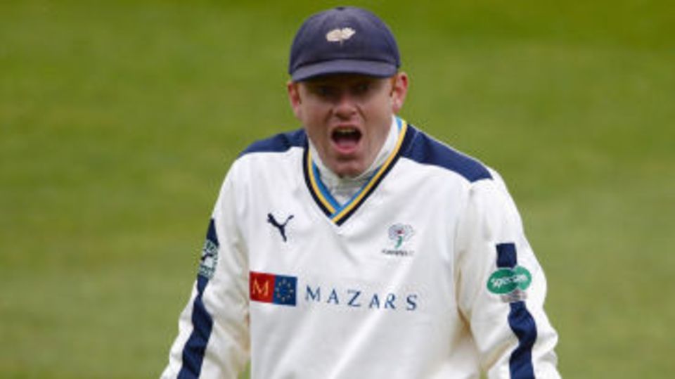 Jonny Bairstow in vociferous mood behind the stumps