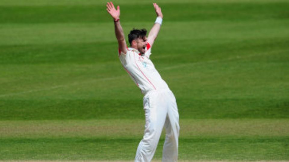 James Anderson took three wickets in an over