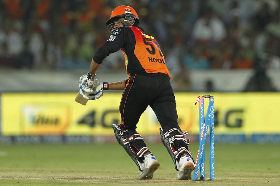 Deepak Hooda was dismissed hit wicket against Delhi Daredevils