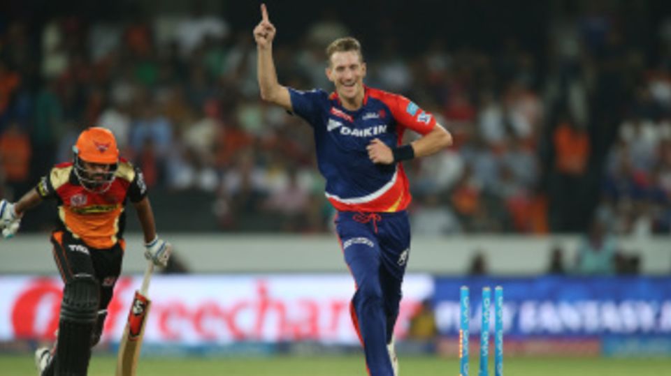 Chris Morris' footwork found Bhuvneshwar Kumar short