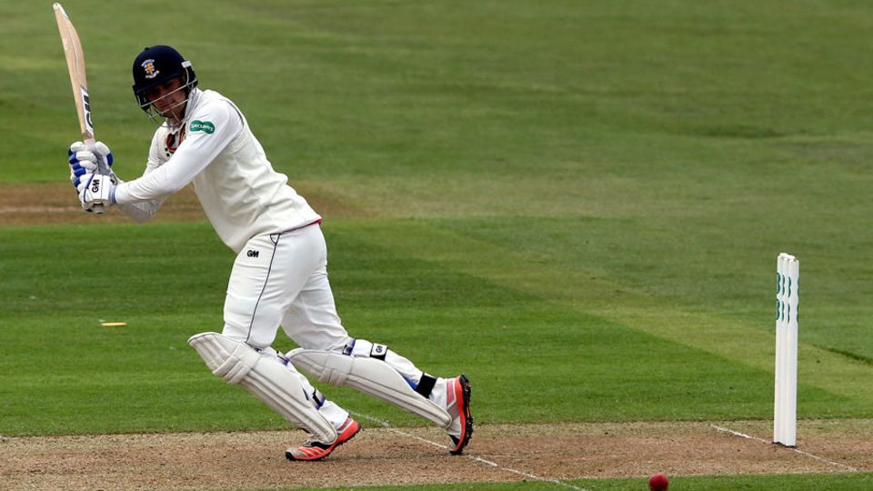 Jack Burnham flicks the ball to leg