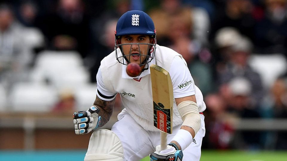 Alex Hales played watchfully - and against type - for his half-century