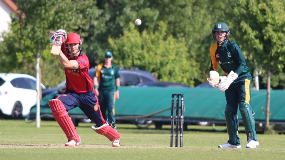 Ben Stevens drives through cover