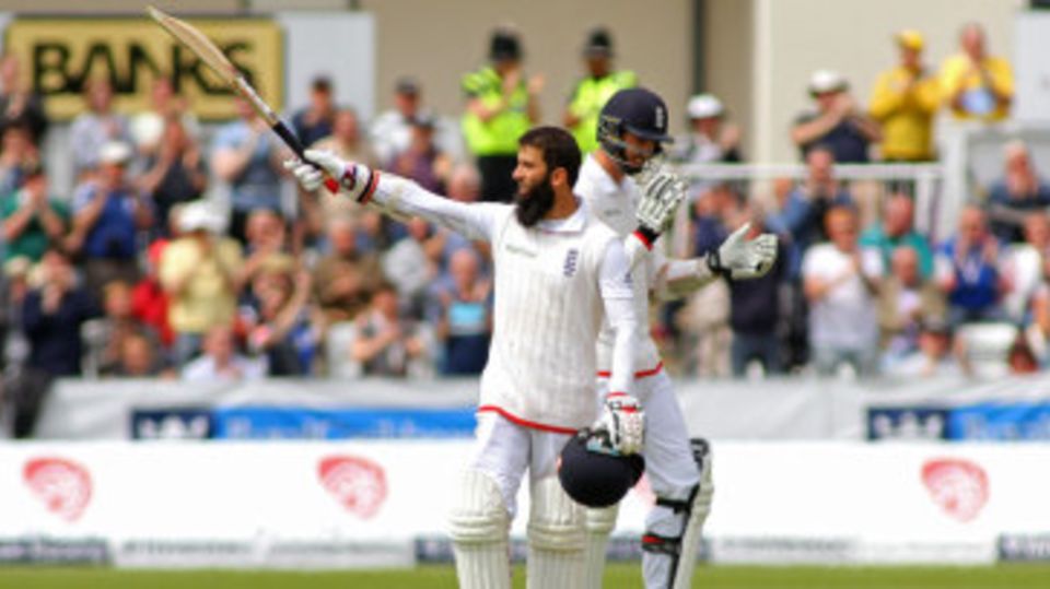 Moeen Ali's second Test hundred came two years after his first