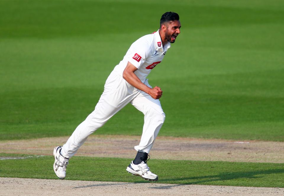 Ajmal Shahzad delivered a three-wicket burst