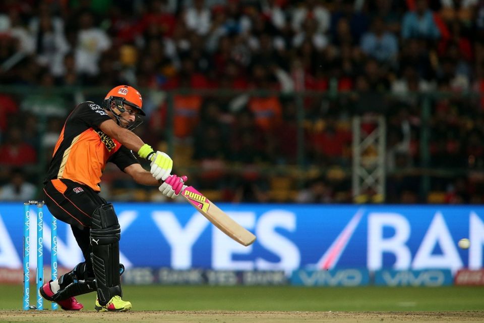 Yuvraj Singh's languid drives and flicks pushed Sunrisers towards a 200-plus score