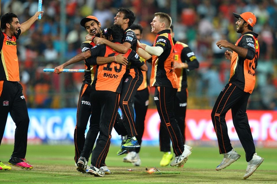 With Royal Challengers needing 18 off the final over, Bhuvneshwar Kumar conceded only nine to help his side seal their maiden IPL title