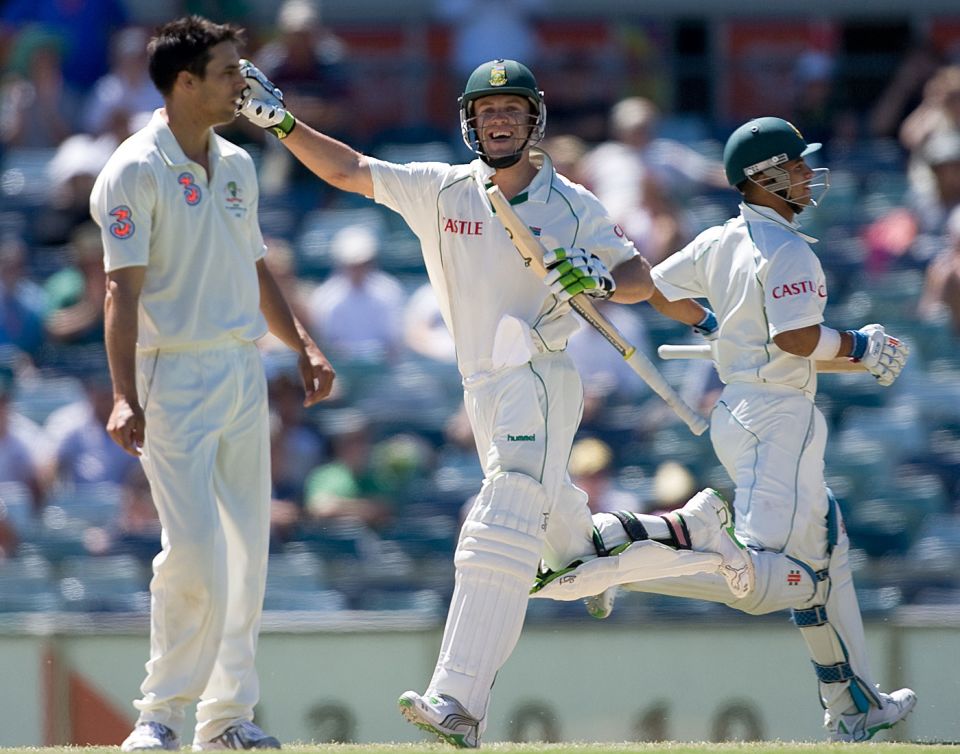 At the WACA in 2008, South Africa, ravaged by Mitchell Johnson earlier in the match, defied expectations by chasing 414 to win