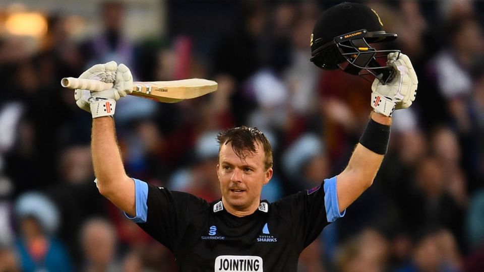 Chris Nash made his maiden T20 hundred