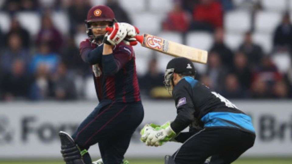 Josh Cobb's unbeaten half-century guided Northants to victory