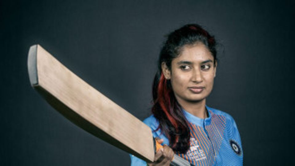 Mithali Raj at a photo session