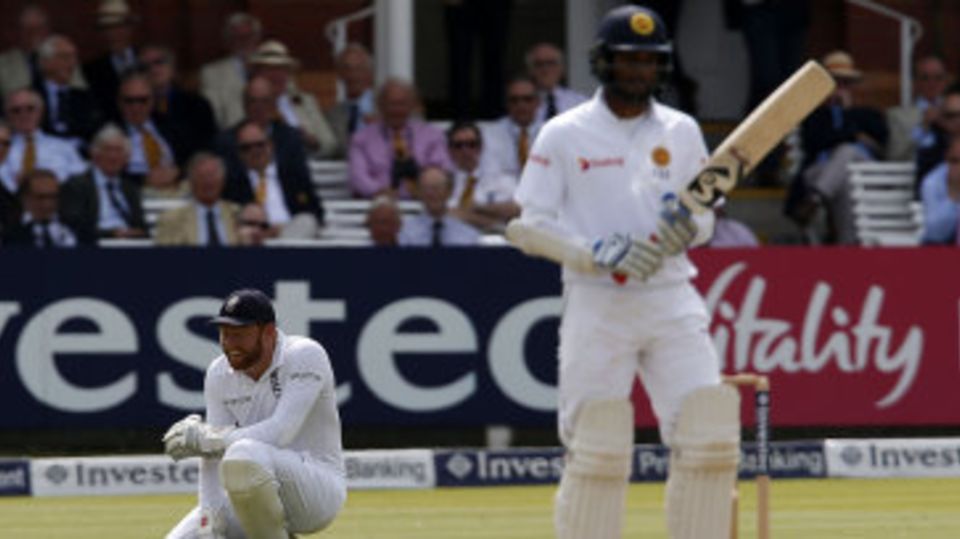 Jonny Bairstow dropped an chance early in Sri Lanka's innings