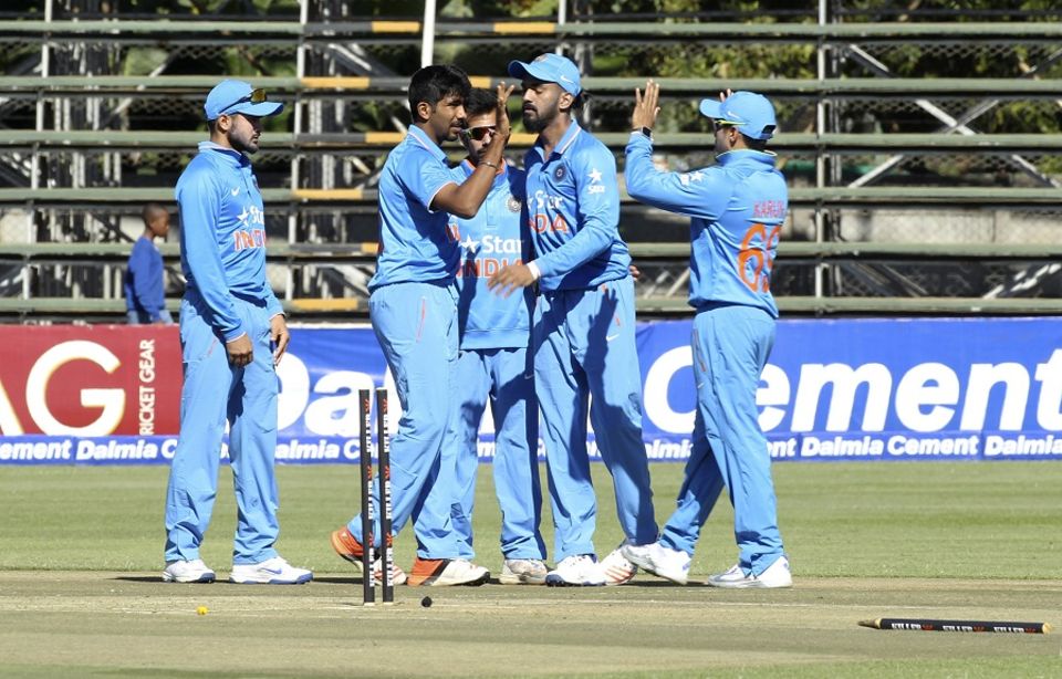 Jasprit Bumrah was the pick of India's bowlers, finishing with 4 for 28 in 9.5 overs