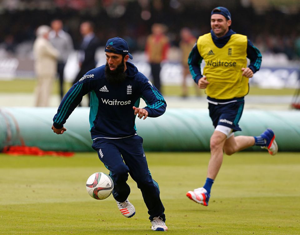 While the Lord's groundstaff cleaned up, England got into the Euro 2016 spirit