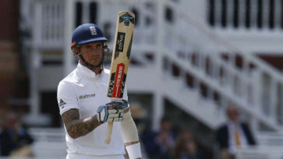 Alex Hales brought up his third fifty of the series