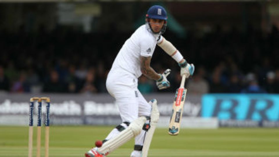 Alex Hales rode his luck after resuming his innings on the fourth day