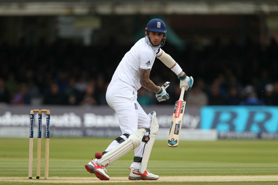 Alex Hales rode his luck after resuming on 41 not out...