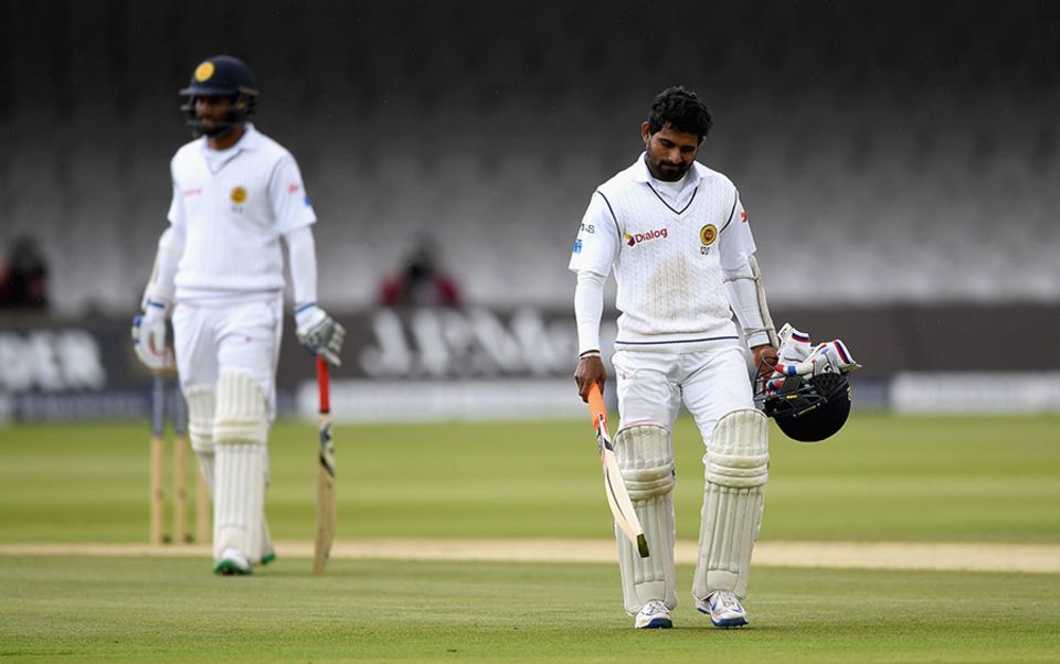It was the first time in ten Test innings in England that Silva hadn't been caught behind