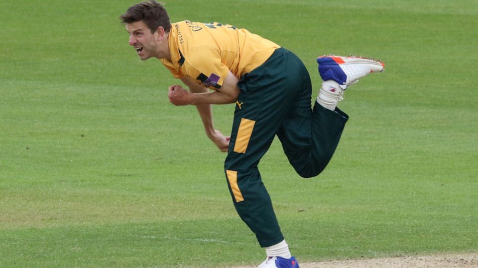 Harry Gurney was in the wickets for Nottinghamshire