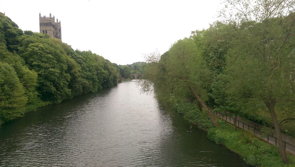An 11th century cathedral overlooks the River Wear in Durham