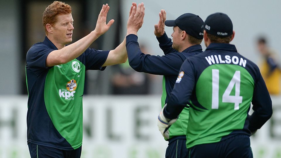 Kevin O'Brien took two wickets but a dropped catch proved costly (file photo)