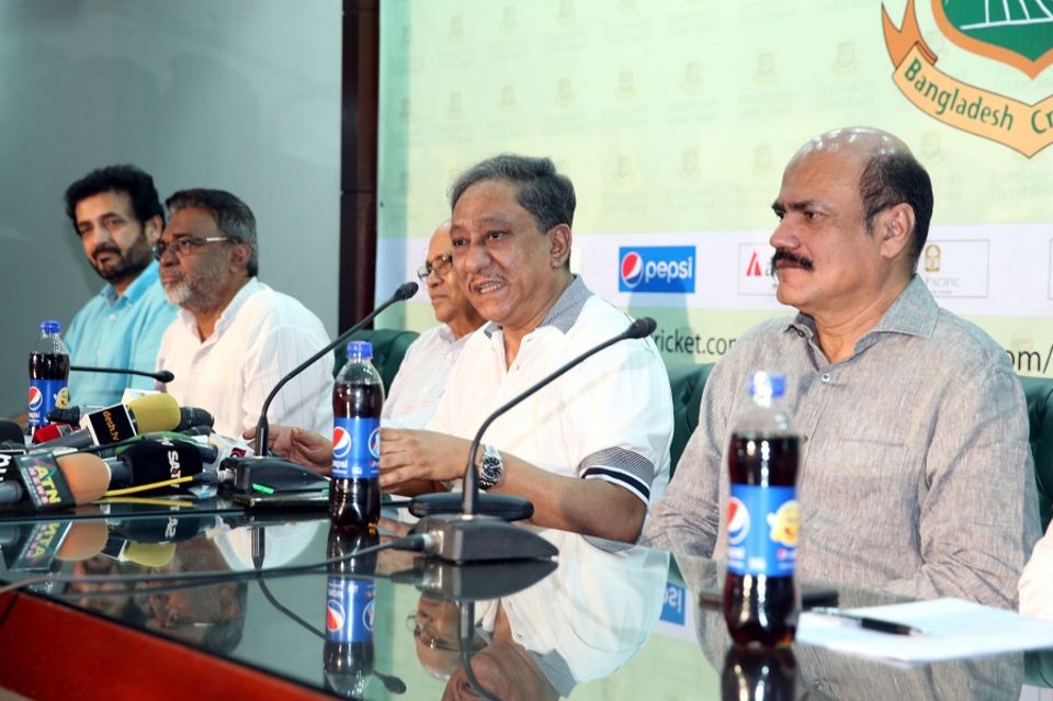 'The only person who could have a problem with the manager in this committee is the captain. But he is fine with it, so why does the selector have a problem with it?' - BCB president Nazmul Hassan
