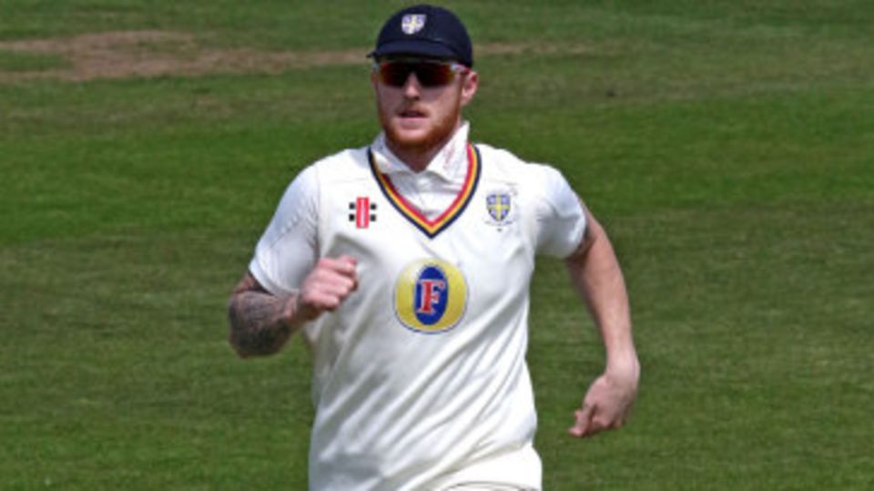 Ben Stokes continued his comeback from injury as 12th man