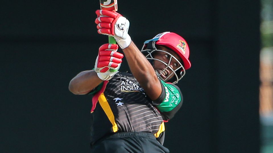 Evin Lewis scored over 72% of his runs in boundaries last year