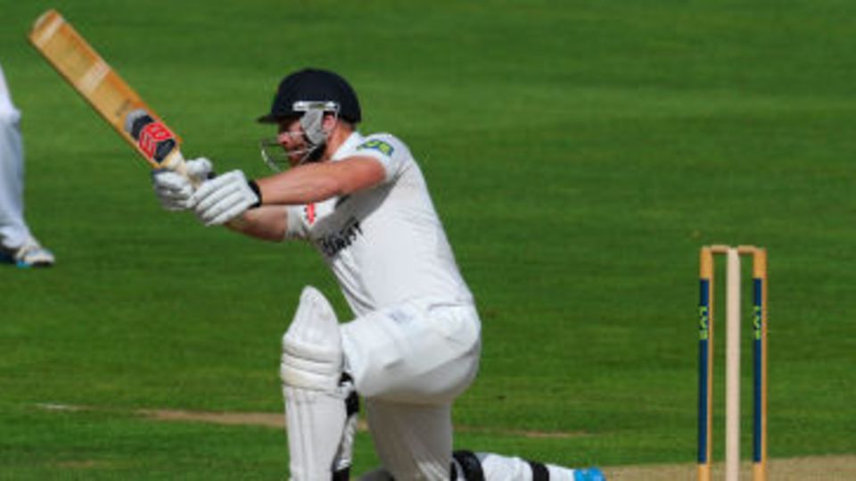 David Lloyd, Glamorgan batsmen, held off Sussex