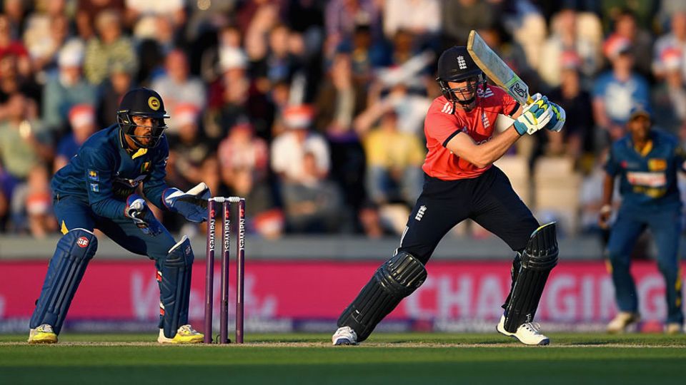 Jos Buttler opened England's innings and ended unbeaten on 73