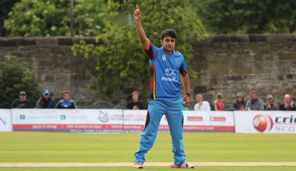 File photo - Rashid Khan played a starring role in Afghanistan's victory