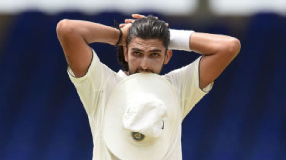 Ishant Sharma looks on