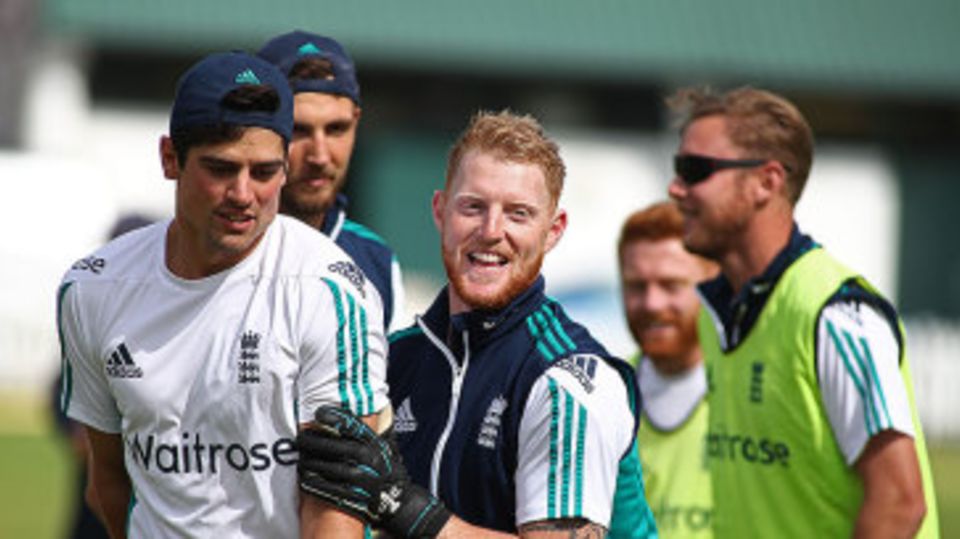 Ben Stokes joined England's practice session on the eve of the first Test