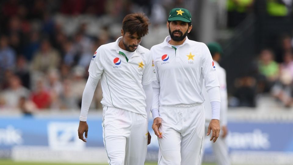 Mohammad Amir needed a consoling arm more than once on the second day