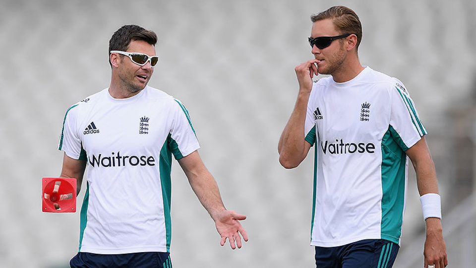 James Anderson and Stuart Broad will be reunited at Old Trafford after Anderson missed the first Test