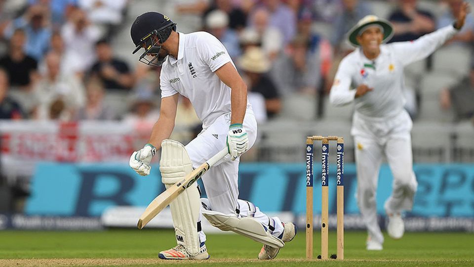 James Vince, however, failed to impress before falling for 18