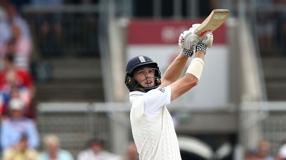 ... who uppercut a six over third man en route to his own half-century